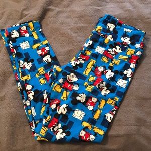 LulaRoe Mickey Mouse leggings One Size